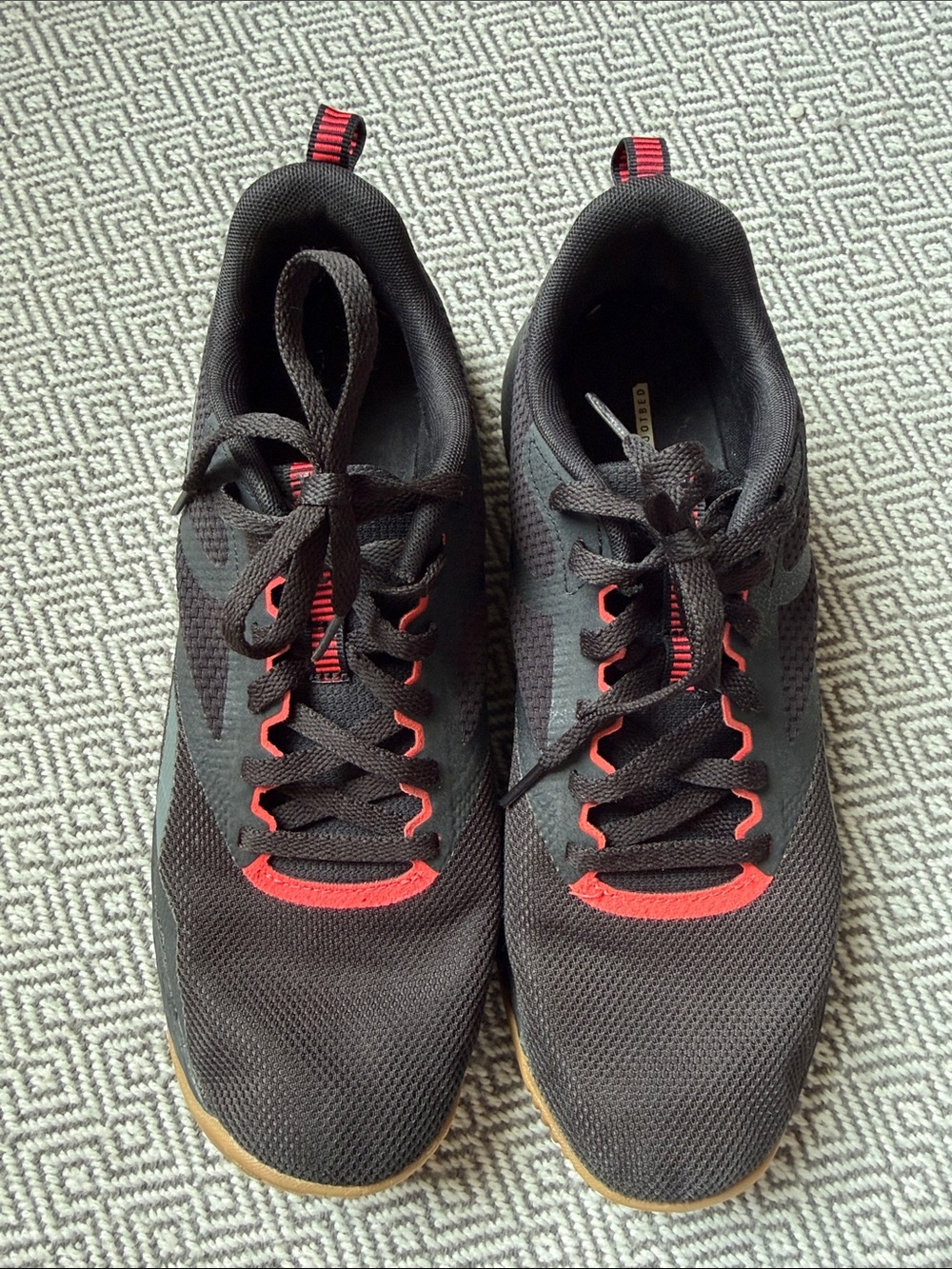 Reebok Men's Black Athletic Trainer with Red Accents - Picture 2 of 13